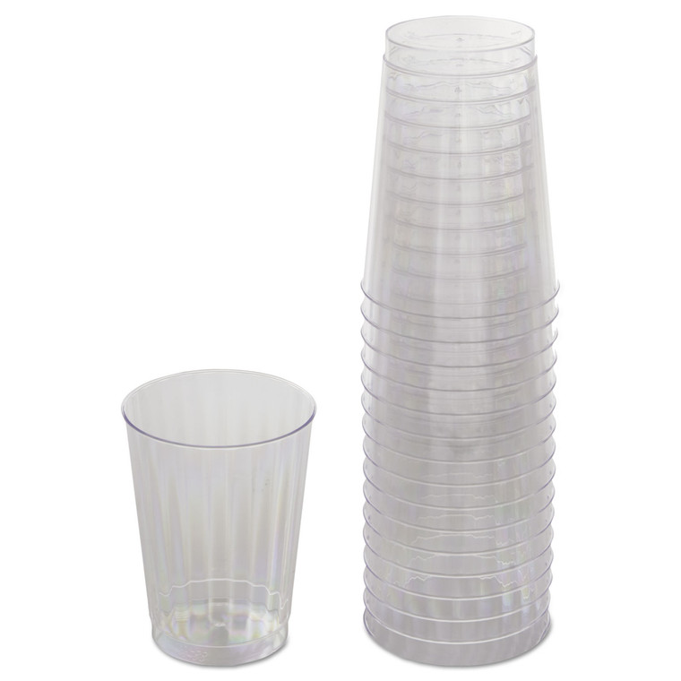 Classicware Tumblers, 10 Oz, Plastic, Clear, 16/pack - WNARSCC101516PK