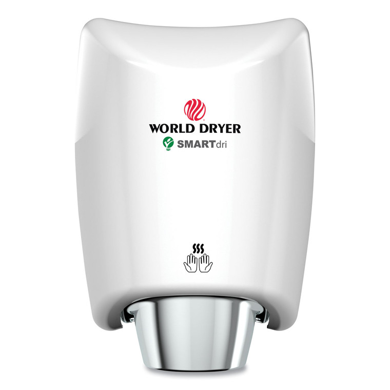 Smartdri Hand Dryer, Aluminum, White - WRLK974A2