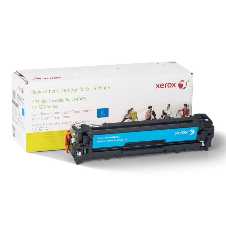 Remanufactured Cyan Toner, Replacement For HP 128a (ce321a), 1,300 Page-Yield - XER106R02223