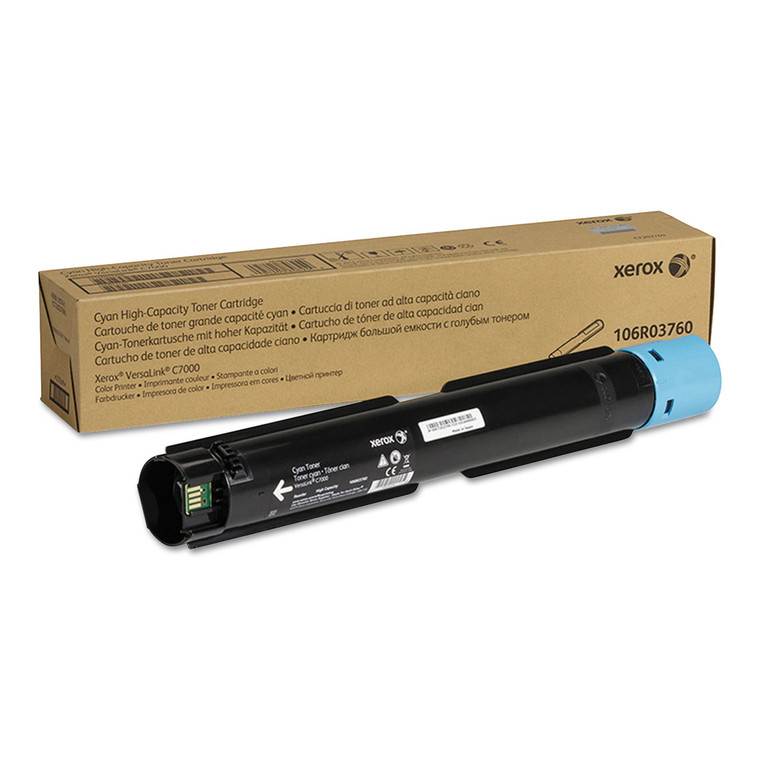 106r03760 High-Yield Toner, 10,100 Page-Yield, Cyan - XER106R03760