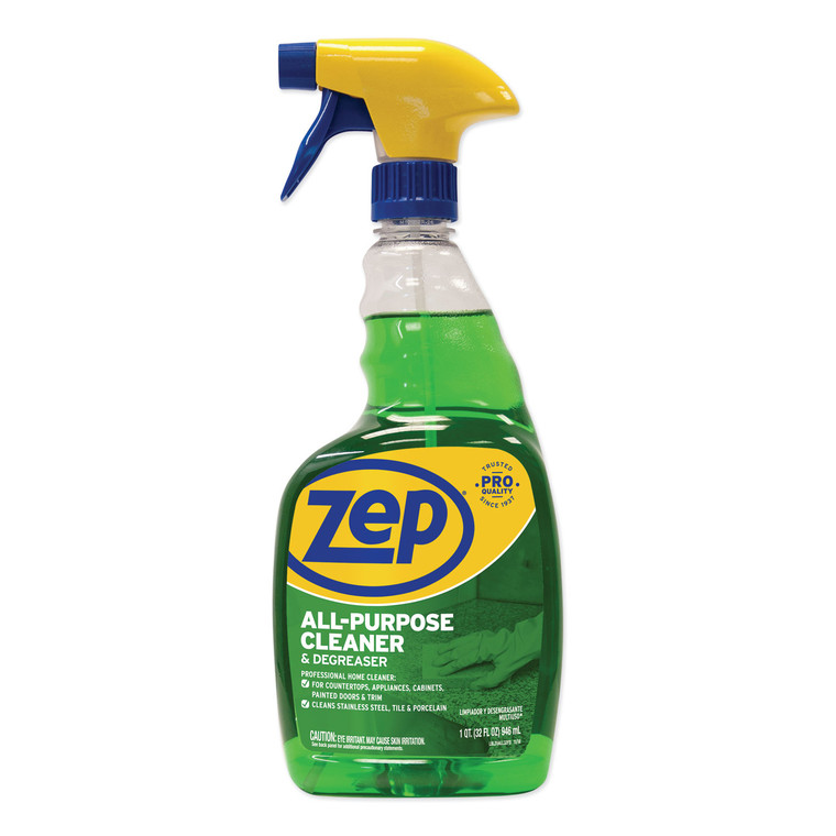 All-Purpose Cleaner And Degreaser, 32 Oz Spray Bottle - ZPEZUALL32EA