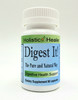 Digest It is a digestive enzyme supplement to help break down the protein, carbohydrates and fat in the body. Digestive enzymes diminish with age and food gets harder to break down. Digest It will help ease bloating and help with indigestion so you feel better. Digest It is a digestive enzyme supplement to help break down the protein, carbohydrates and fat in the body. Digestive enzymes diminish with age and food gets harder to break down. Digest It will help ease bloating and help with indigestion so you feel better.