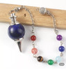 India Lapis Lazuli Chakra Pendulum India Lapis Lazuli Chakra Pendulum