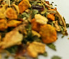 Turmeric Spicy Chai A spicy and warming caffeine free herbal chai. This is a perfect tea for Chai enthusiasts who wish to avoid the caffeine boost. The turmeric gives this brew a piquant flavor that lingers on the taste buds while also highlighting the other earthy spices in this blend. The added pinch of cayenne really gives this blend a spicy bite! It brews well in water and is extra tasty with a splash of your favorite milk. Caffeine free. Turmeric Spicy Chai A spicy and warming caffeine free herbal chai. This is a perfect tea for Chai enthusiasts who wish to avoid the caffeine boost. The turmeric gives this brew a piquant flavor that lingers on the taste buds while also highlighting the other earthy spices in this blend. The added pinch of cayenne really gives this blend a spicy bite! It brews well in water and is extra tasty with a splash of your favorite milk. Caffeine free.