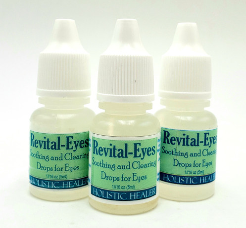 Revital eyes drops are so soothing to the eye you wont know how you lived without them. If you wear contacts these drops can help clear your contacts so you can see more clear in a few minutes time. These drops help soothe eyes that are irritated or itchy due to allergies, may help with blurry vision, spots or eye film. You wont believe your eyes, how good they feel!