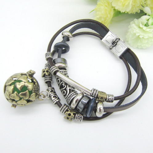 Aromatherapy Bracelet Locket Tree of Life Multi-Color