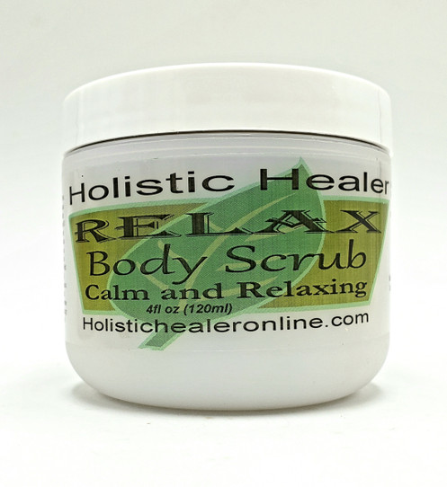 Holistic Healer's Relax body exfoliant scrub is a luxurious high end spa treatment in a jar. Holistic Healer's Relax body exfoliant scrub is a luxurious high end spa treatment in a jar.