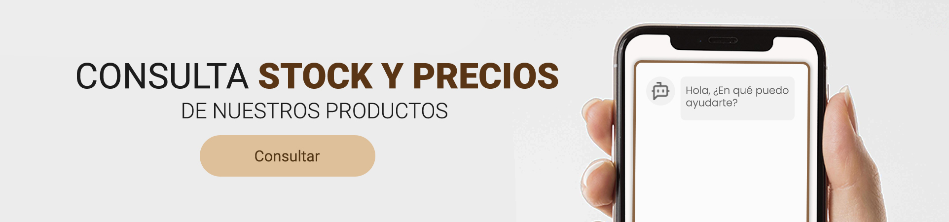 Consulta nuestro stock y precios