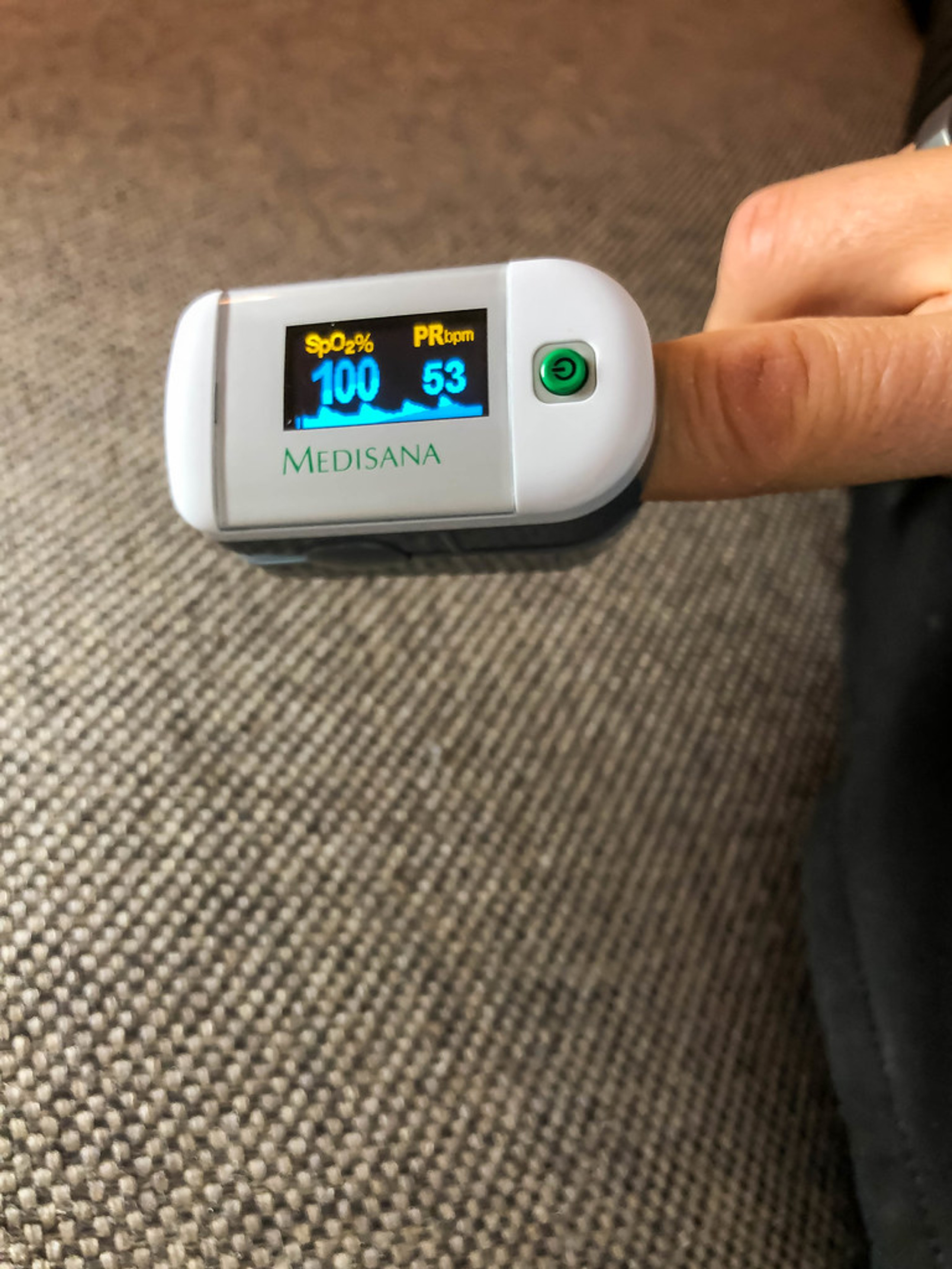 Measuring Blood Oxygen Levels with a Pulse Oximeter Rehab Therapy