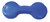 ColPaC Blue Vinyl Cold Pack - eye size - 3" x 8"