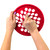 CanDo Hand Exercise Web - Low Powder - 7" Diameter - Red - Light