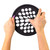 CanDo Hand Exercise Web - Low Powder - 7" Diameter - Black - X-Heavy