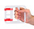 CanDo rubber-band hand exerciser, with 25 bands (5 each: tan, yellow, red, green, blue)