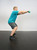 CanDo vinyl-coated kettlebell - Green - 10 lb