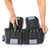 The Adjustable Cuff ankle weight - 20 lb - 20 x 1 lb inserts - Black - pair