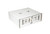 CanDo Low Powder Exercise Tubing - 100' dispenser roll - Silver - xx-heavy