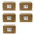 CanDo Latex Free Exercise Band - 100 yard (2 x 50 yard rolls), 5 piece set (1 each: yellow, red, green, blue, black)