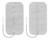 PALS electrodes, clear poly back, 2" x 3.5" rectangle, 40/case