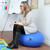 CanDo Donut Ball - Blue - 34" Dia x 18" (85 cm Dia x 45 cm H)