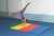 CanDo Accordion Mat - 1-3/8" EnviroSafe Foam with Cover - 6' x 12' - Rainbow Colors