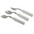 Utensil, comfort grip, 3 oz. Right handed soup spoon