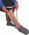Sock aid with ridges