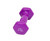 CanDo Vinyl Coated Dumbbell, Violet (2 lb), Each