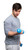 CanDo Vinyl Coated Dumbbell, Light Blue (4 lb), Each