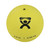 CanDo, Soft and Pliable Medicine Ball, 5" Diameter, Yellow, 2 lbs.