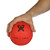 CanDo, Soft and Pliable Medicine Ball, 5" Diameter, Red, 4 lbs.