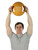 CanDo, Molded Dual Handle Medicine Ball, Gold, 22 lb. (10 kg)