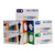 Val-u-Band Resistance Bands, Dispenser Roll, 6 Yds., 5-Piece Set, Peach, Orange, Lime, Blueberry, Plum, Contains Latex