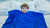 Sommerfly, Wipe-Clean Weighted Blanket, Royal Blue, XS