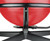 CanDo Ball Chair - Metal - Mobile - with Back - no Arms - with 22" Red Ball