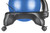 CanDo Ball Chair - Plastic - Mobile - with Back - Adult Size - with 22" Blue Ball