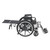 Drive, Viper Plus Light Weight Reclining Wheelchair with Elevating Leg Rests and Flip Back Detachable Arms, 12" Seat