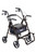 Drive, Duet Dual Function Transport Wheelchair Rollator Rolling Walker, Black