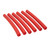 Foam Tubing, Red, 3/8", Pack of 6