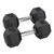 Rubber Hex Dumbbell, 20 lb., Pair