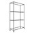 Metal Stability Ball Storage Rack, 8 Ball Rack w/Casters, Black