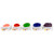 REP Tubing Latex Free Exercise Tubing, 25', Set of 5 (Peach through Plum)