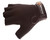 Impacto Carpal Tunnel Glove, Black Cowhide, Half Finger, X-Small