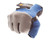 Impacto Gel Work Glove, Leather, Half Finger, XX-Large