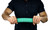 CanDo Twist-n-Bend Flexible Exercise Bar - 12" - Green - Medium (set of 10)