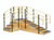 Training stairs, convertible, 4 and 8 steps with platform, 24" x 24" platform