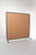 Glassless Mirror, Rolling Stand and Corkboard Back Panel, 48" W x 72" H