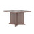 Endurance Table 42" Square X-Base Flame Retardant Game Top, Burgundy