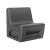 Sabre Chair-Floor Mount, Gangable, Brown