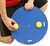 CanDo Balance Board, 16" Diameter Wobble Board with 1 Yellow Ball (X-Easy)