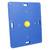 CanDo Balance Board, 15" x 18" Wobble Board with 1 Yellow Ball (X-Easy)